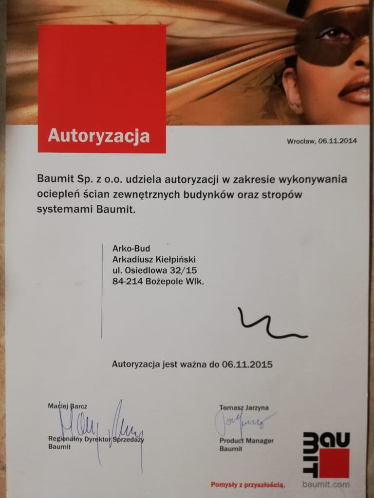 Realizacja ARKO-BUD z listu referencyjnego